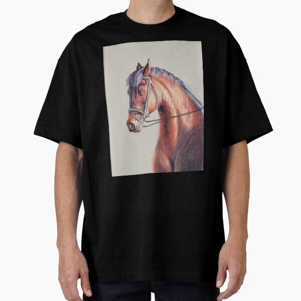 Aperçu de l'œuvre Cheval bai créée et vendue par HalterAndRide.