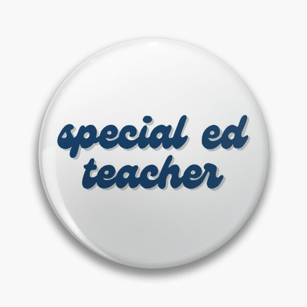 Item preview, Special Ed Teacher sticker in blue  designed and sold by WildeandCo.