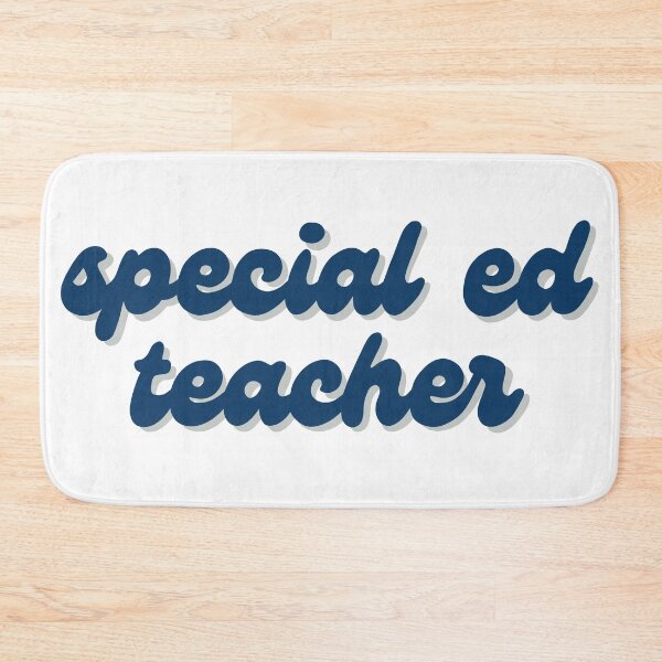 Item preview, Special Ed Teacher sticker in blue designed and sold by WildeandCo.