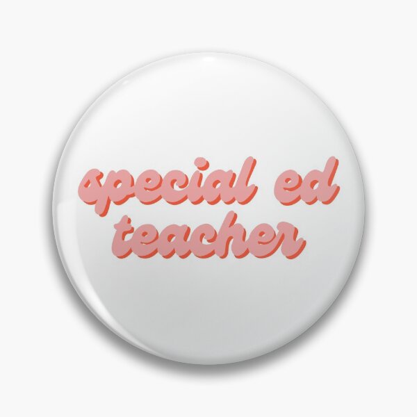Item preview, Special Ed Teacher sticker in pink designed and sold by WildeandCo.