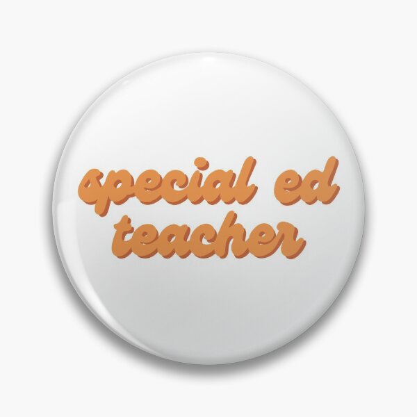 Item preview, Special Ed Teacher sticker in Orange  designed and sold by WildeandCo.
