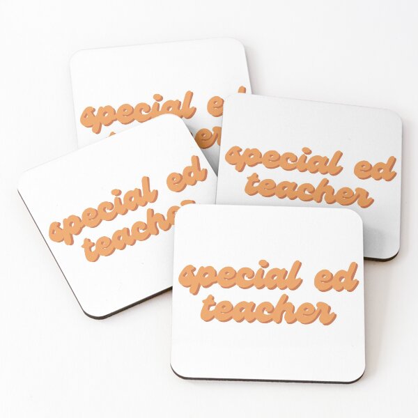 Item preview, Special Ed Teacher sticker in Orange  designed and sold by WildeandCo.