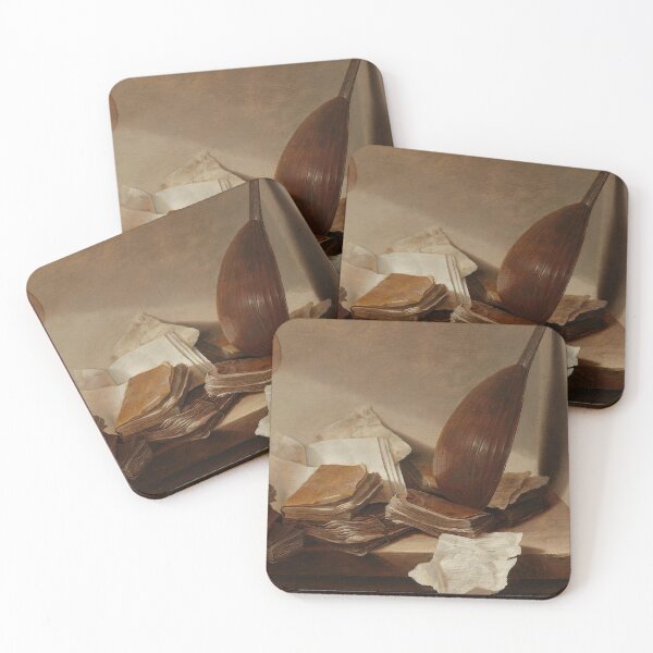 Item preview, Still Life with Books by Jan Davidsz de Heem, Dutch, Flemish designed and sold by Shapes-Mania.