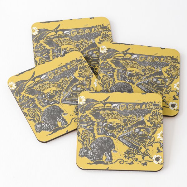Item preview, Tamar Tales, Calstock , mustard designed and sold by ChloeBirnie.