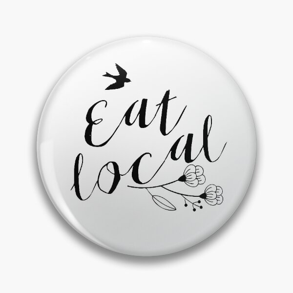 Item preview, Eat local - foodie gift designed and sold by SouthPrints.