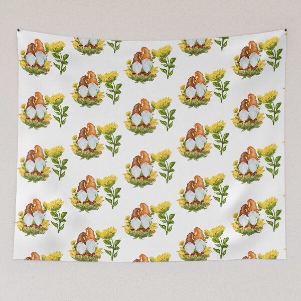 Item preview, Sunflowers and Gnomes Galore designed and sold by WildingClan.