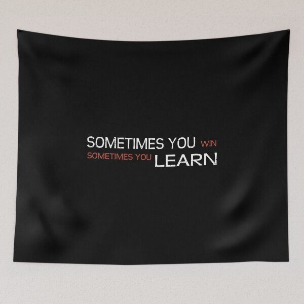 Item preview, a veces ganas y otras veces aprendes designed and sold by hourrianouar.