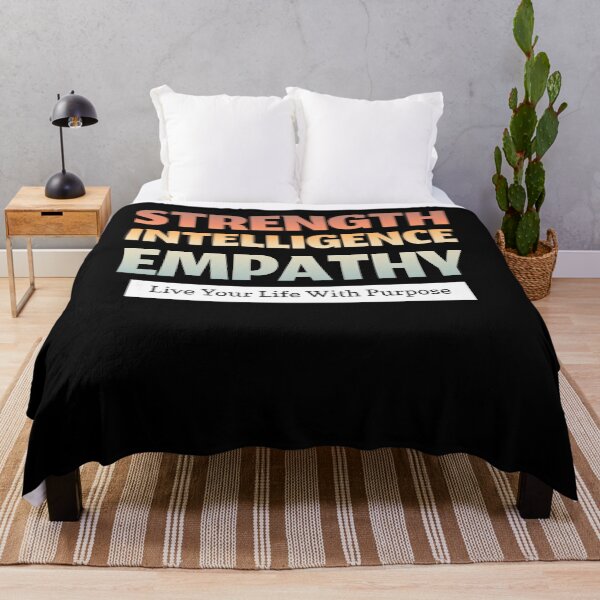 Item preview, Strength Intelligence Empathy - Live Your Life With Purpose designed and sold by jtechlimitless.