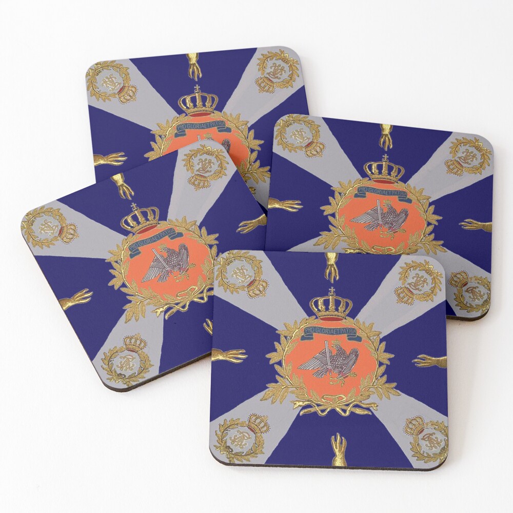 German Flag 1813 Coasters (Set of 4)