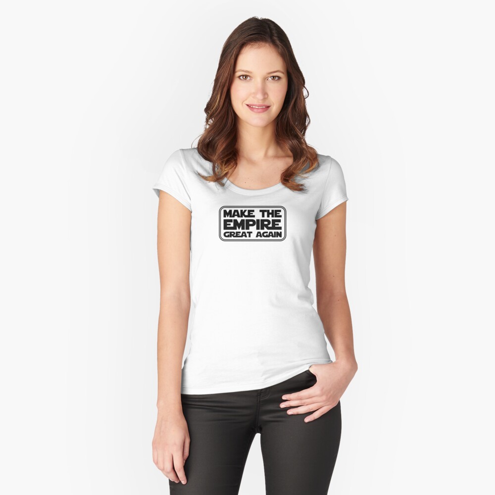 Vista previa del artículo con la obra «Camiseta entallada de cuello ancho», diseñado y vendido por RixzStuff.