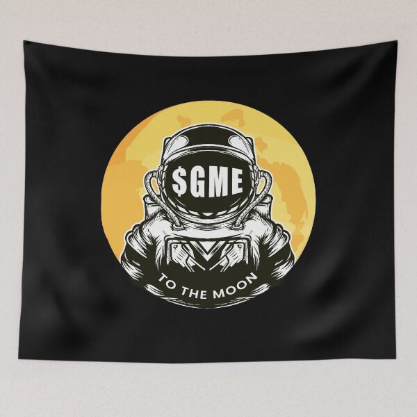 Item preview, GME to the Moon GameStock Gamestonk Stock Market Investors designed and sold by seazn-trends.