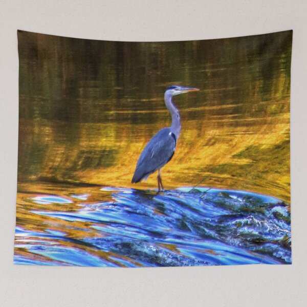 Item preview, Heron on the River Boyne - Design 100 designed and sold by LJWDesigns.