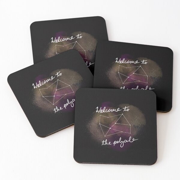 Welcome To The Polycule Coasters (Set of 4)