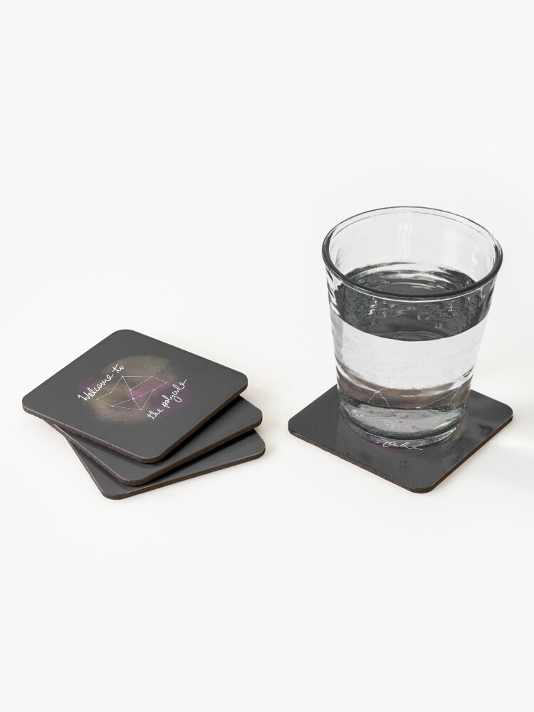 Alternate view of Welcome To The Polycule Coasters (Set of 4)