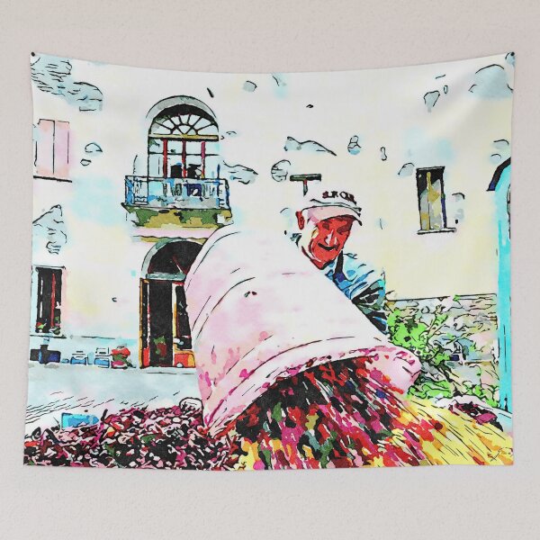Item preview, Hortus Conclusus: pomace with farmer and college designed and sold by Giuseppe Cocco.