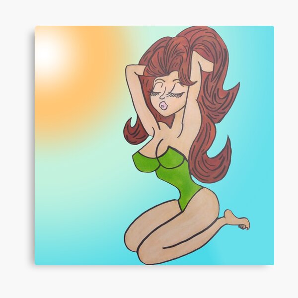 beach babe Metal Print