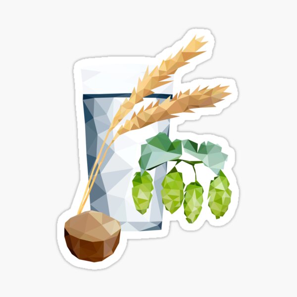 Beer Ingredients Sticker