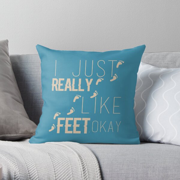  Funny Bare Feet Costume Gift Funny Bare Feet Lovers Foot Fetish  Throw Pillow, 16x16, Multicolor : Home & Kitchen