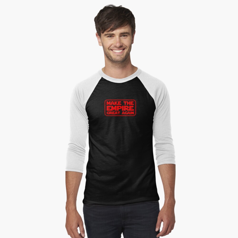 Vista previa del artículo con la obra «Camiseta ¾ estilo béisbol», diseñado y vendido por RixzStuff.