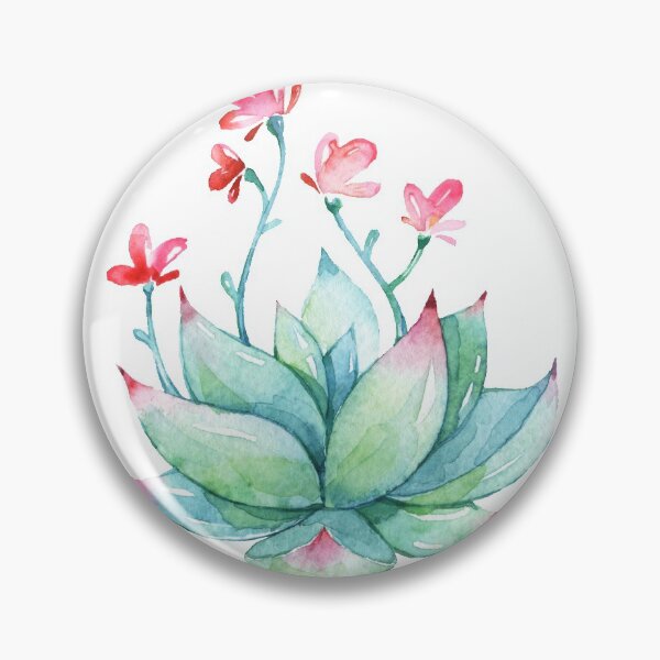 Item preview, Watercolor Succulent sticker   designed and sold by SouthPrints.