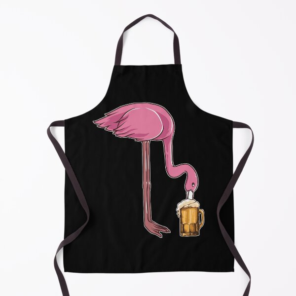 Item preview, Beer makes cute flamingos happy | Flamingo Love designed and sold by Petra Becker.