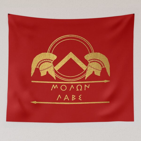 Item preview, Molon Labe (2) (on red) designed and sold by DotorEaon.