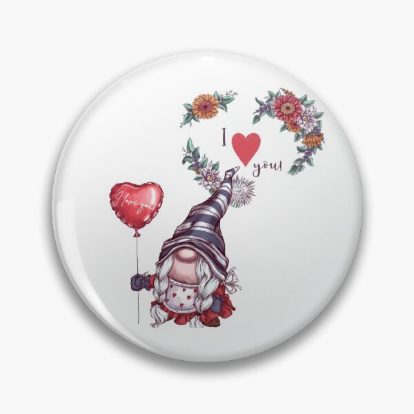 Item preview, I Love You Gnome designed and sold by WildingClan.