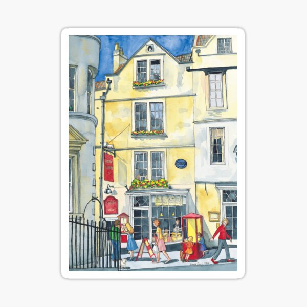 Sally Lunn's House, the oldest house in Bath. Sticker