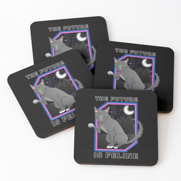 Item preview, THE FUTURE IS FELINE designed and sold by Justin Shea.