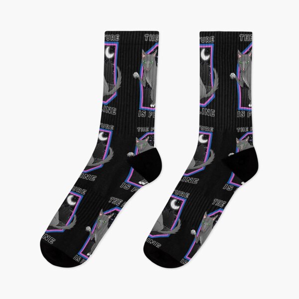 Item preview, THE FUTURE IS FELINE designed and sold by Justin Shea.