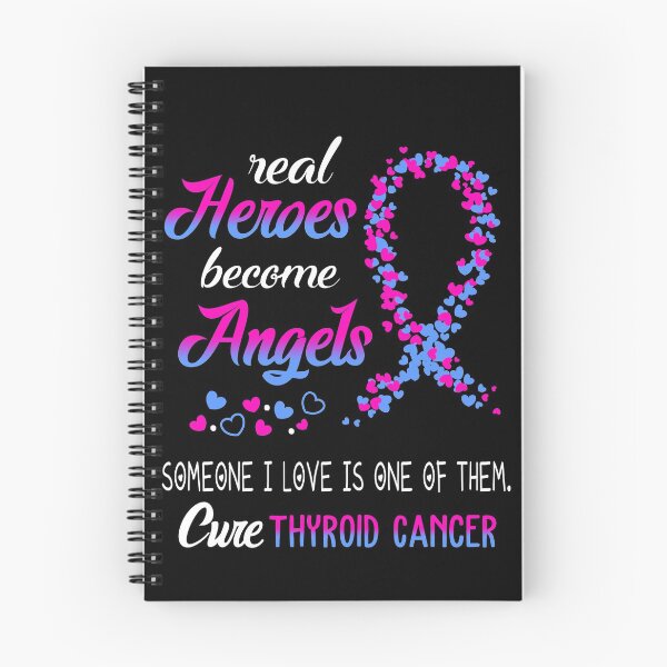 Item preview, Real Heroes become Angels Someone I love is one of them, Cure Thyroid Cancer designed and sold by KirstybShop.