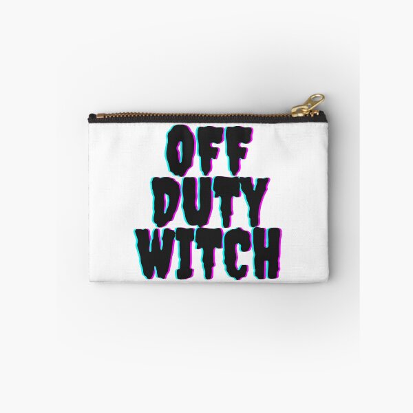 Item preview, Off Duty Witch Large 3D Font Glitch Print Design designed and sold by LittleIconShop.