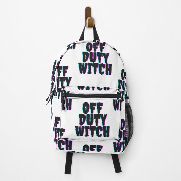 Item preview, Off Duty Witch Large 3D Font Glitch Print Design designed and sold by LittleIconShop.