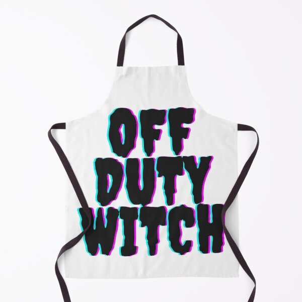 Item preview, Off Duty Witch Large 3D Font Glitch Print Design designed and sold by LittleIconShop.