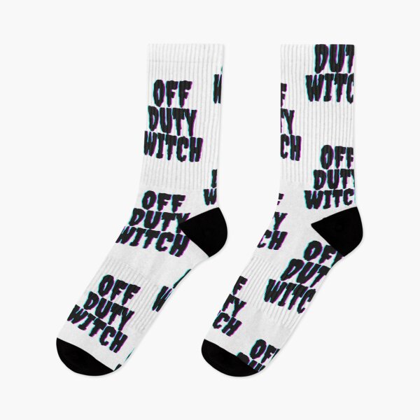 Item preview, Off Duty Witch Large 3D Font Glitch Print Design designed and sold by LittleIconShop.