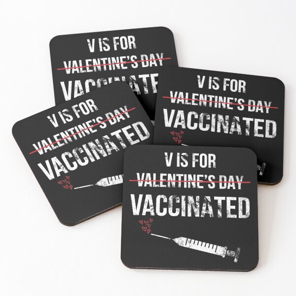Item preview, V is for Vaccinated designed and sold by Aglmam Store.