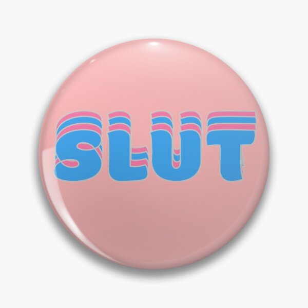 Item preview, Slut - Blue and Pink designed and sold by IntersectPhoto.