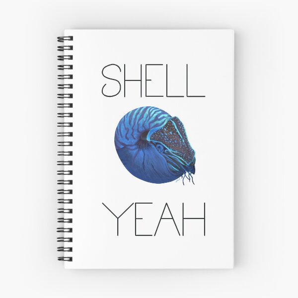 Item preview, Shell Yeah (Nautilus) designed and sold by LauraWolfArtist.