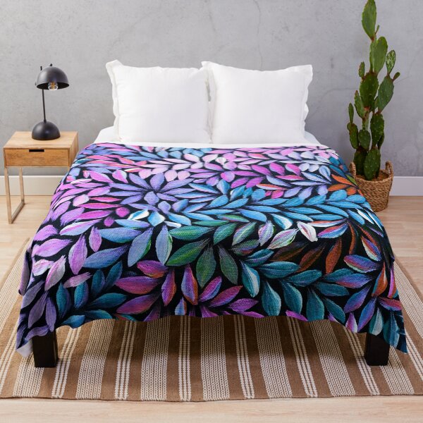 Item preview, Australian Aboriginal Art Pink and Blue, Australian Indigenous Art designed and sold by GhostGumDesigns.