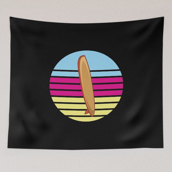 Item preview, Retro Sunset Surfboard designed and sold by friendlyspoon.