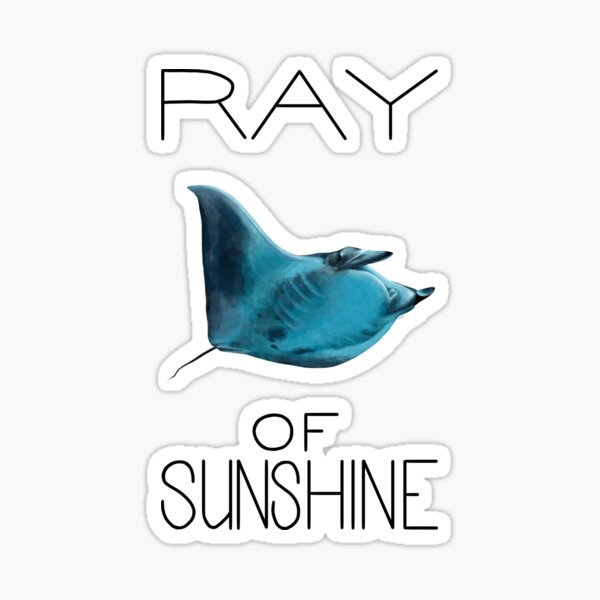Item preview, Ray of Sunshine (Manta Ray) designed and sold by LauraWolfArtist.