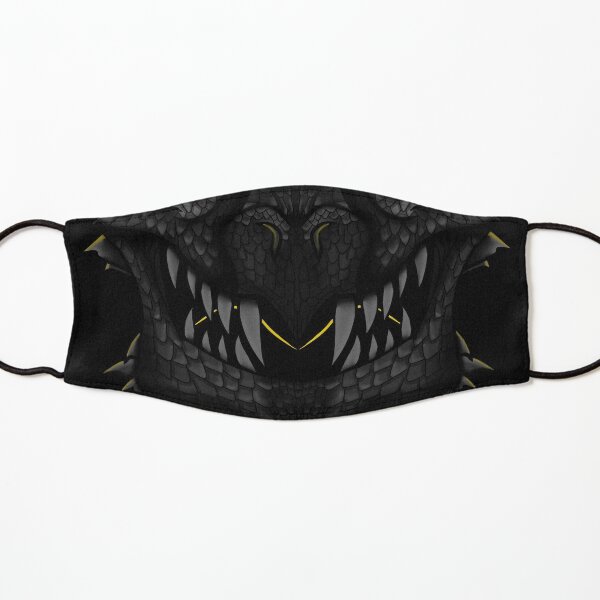 Black Dragon Mouth Mask V2 Kids Mask