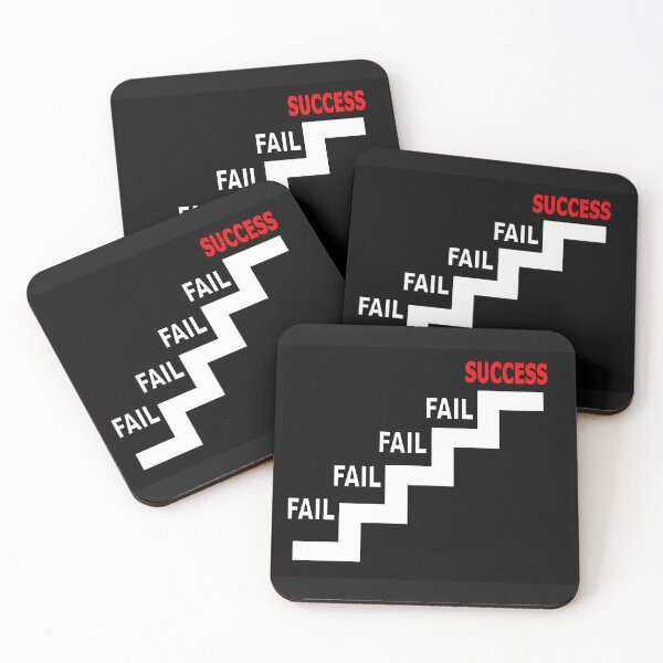 Item preview, FAIL FAIL FAIL FAIL SUCCESS - GREAT MOTIVATIONAL QUOTE designed and sold by Ralek.
