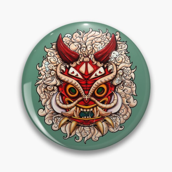 Item preview, Oni mask designed and sold by Verónica Alcalde Laserna.