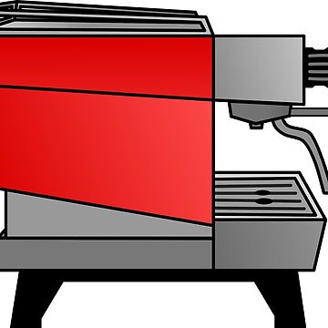 Artwork thumbnail, Minimalist Espresso Machine Vector Art by JTatum95