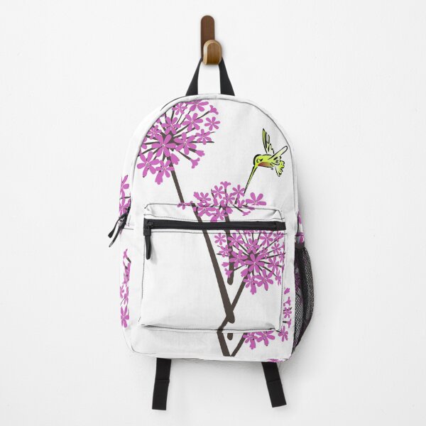 Item preview, Hummingbird and flowers designed and sold by gracefullizard.