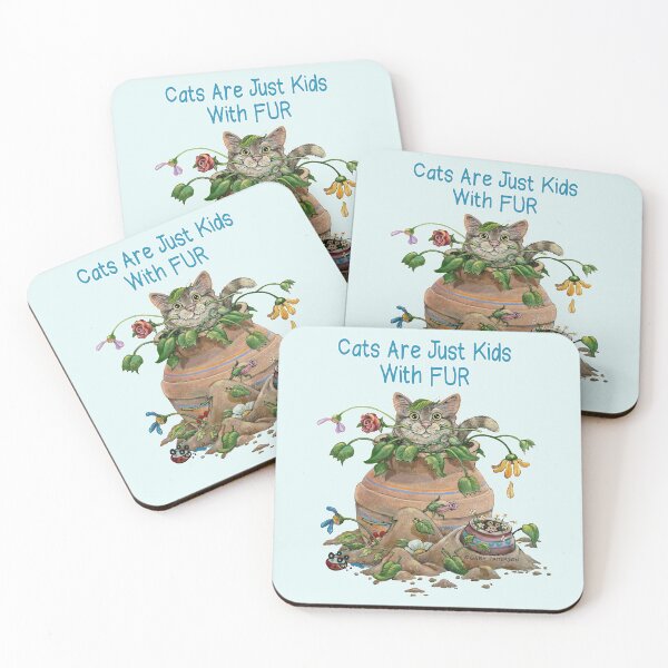 Item preview, Cats Are Just Kids With Fur designed and sold by Sean Patterson.
