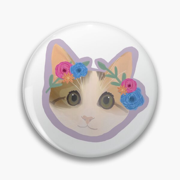 Item preview, Flower Crown Cat designed and sold by emmagracerogers.