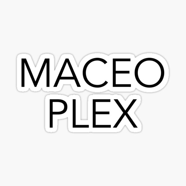 "Maceo Plex" Sticker by RaveRevival Redbubble