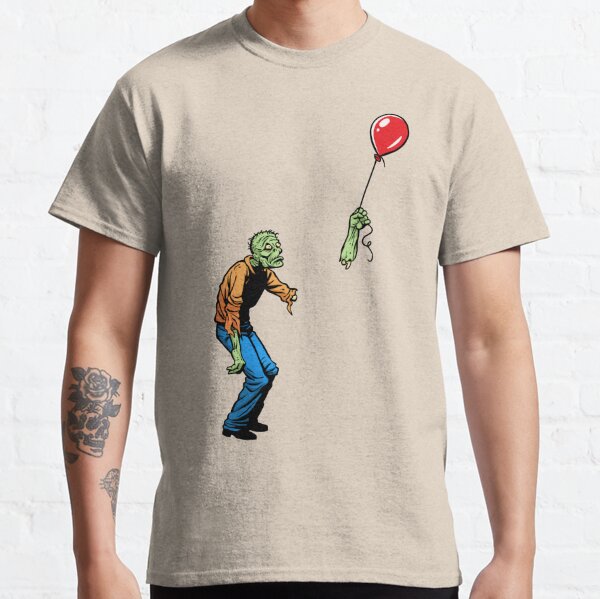 Sad Zombie with Balloon Classic T-Shirt